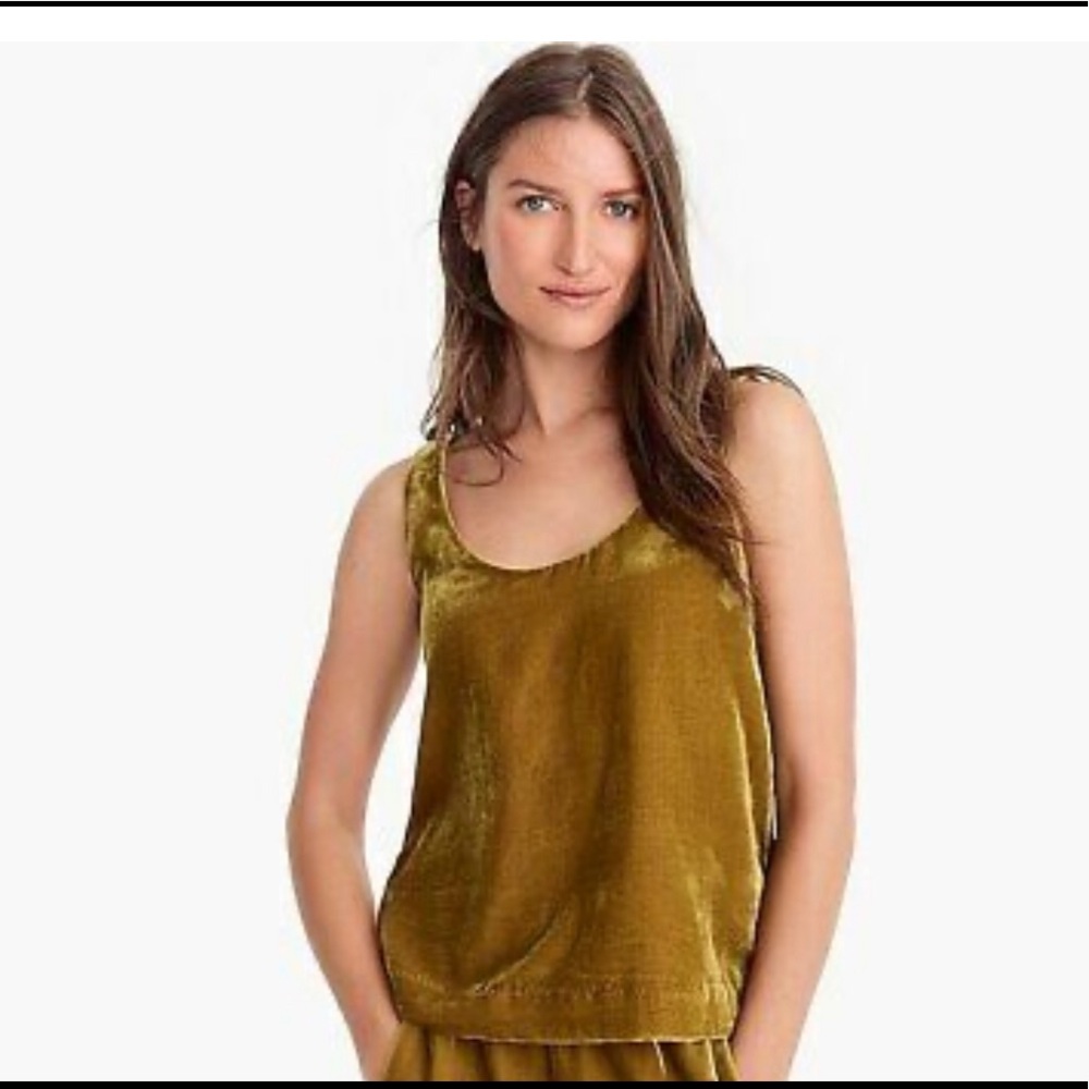 JCrew: Velvet tank top